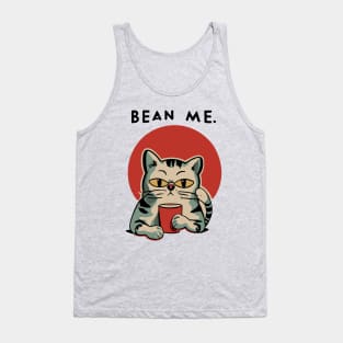 bean me  - tired cat and coffee Tank Top